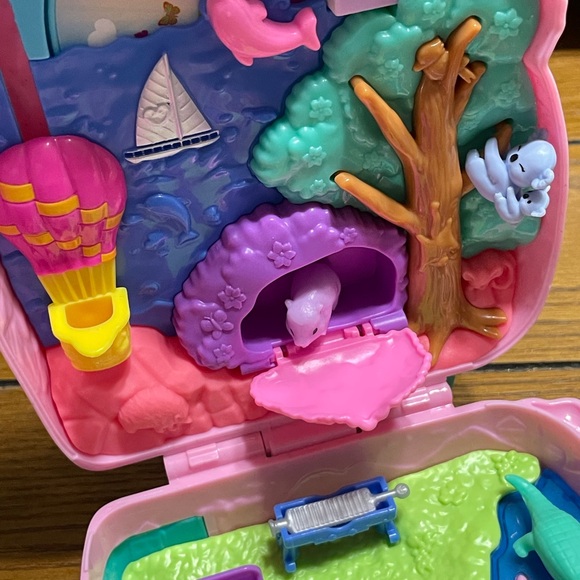 Polly Pocket Travel Koala AND Teddy Bear Purse Play Sets-EUC-Completed Sets! - Picture 14 of 16